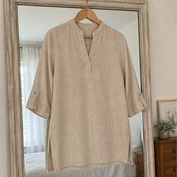 None Tops - Olive Wrap Blouse